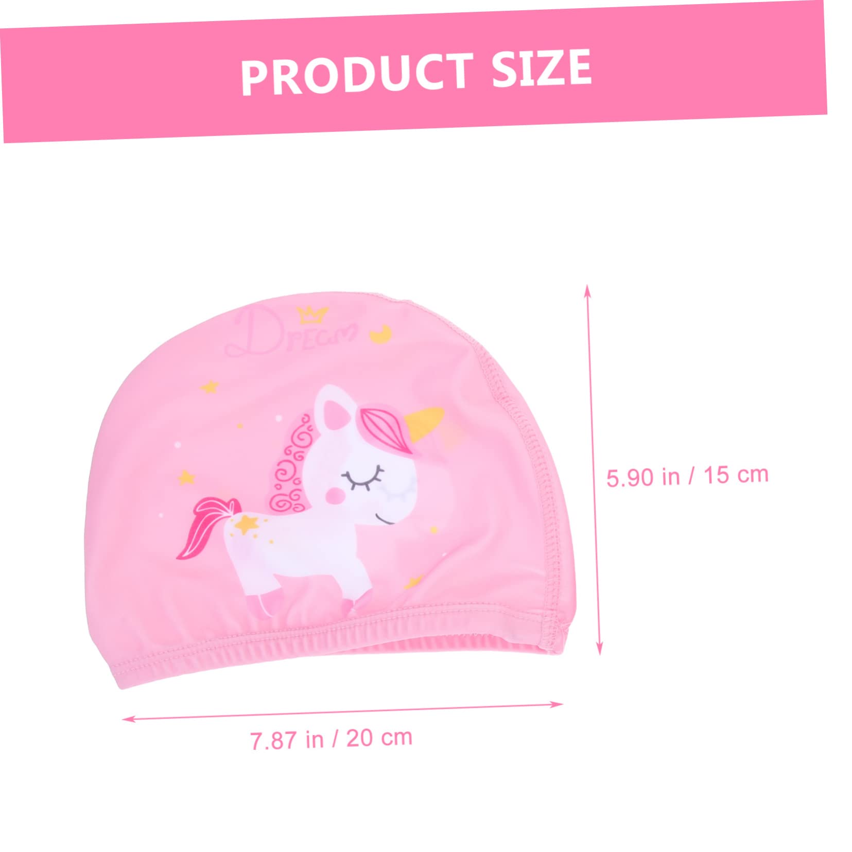 Toddmomy 4 Set Cuffie Per Cartoni Animati Poliestere Leggeri E Adatti Per Piscina E Protezione Per Facili Indossare E Togliere 3 Pezzi * 4
