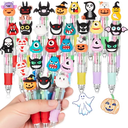 Stylo à bille multicolore 4 en 1 Kosiz : 24 petits cadeaux originaux pour prix et anniversaires