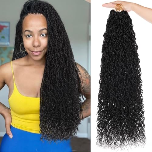 ZRQ Micro Goddess Locs Crochet Braids Hair 24 Inch...