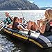 INTEX 68380EP Seahawk 3 Inflatable Boat Set: Includes Deluxe 54in Boat Oars and High-Output Pump – SuperStrong PVC – Fishing Rod Holders – 3-Person – 790lb Weight Capacity