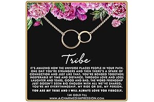 Personalized 14k Gold Tribe Necklace for Women