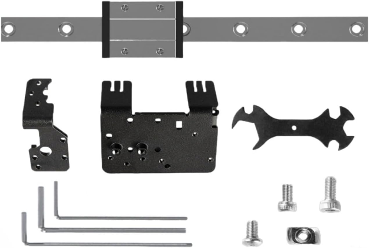 for Creality Ender 3 X-axis MGN12C Linear Rail Guide Kit with Fix Plate Mount Bracket Support Sprite Pro Kit for Ender-3/3 Pro /3 V2 Adaptable