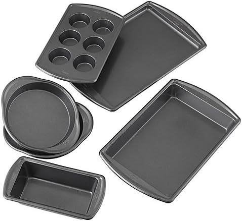 Wilton Advance - Select Nonstick 6-Piece Bakeware Set in Gunmetal (6-Piece Premium Nonstick)