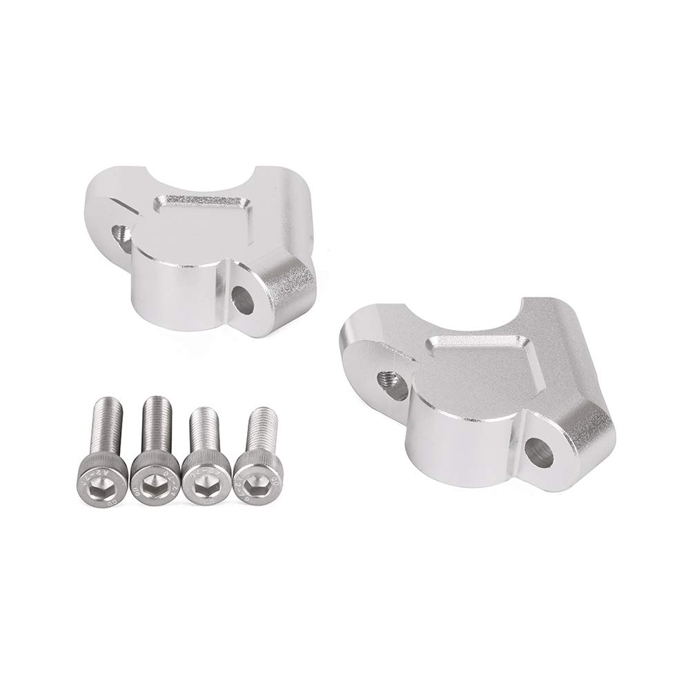 rehausseurs de Guidon pour Moto Support à Pince Guidon Riser pour R1200gs LC R 1200 GS ADV R1200 GS R 1200 GS Argent