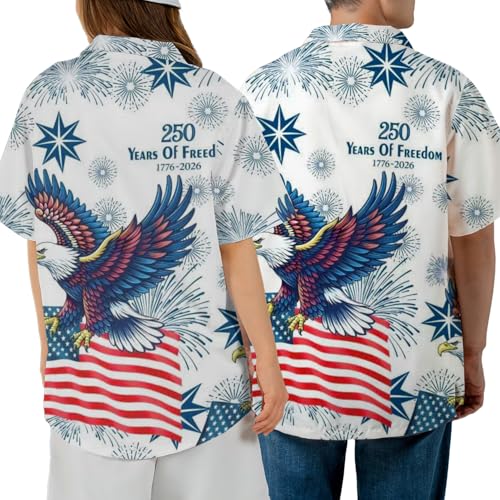 Image of Men's Hawaiian Wrinkle Free Short Sleeve Button Down Funny Tropical Floral Beach Vacation Shirt