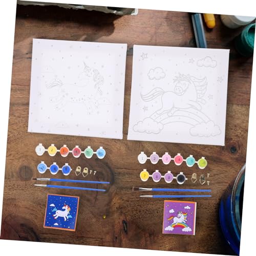 Pintura acrílica unicornios Uonlytech contra el estrés cotidiano 6