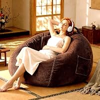 Amazon.co.jp: Lovikon ビーズクッション 特大 120*100cm 一人掛け