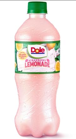 B4Y Dole Strawberry Lemonade, 20 Oz Soda Bottles 12