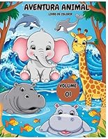 "Aventura Animal: Livro de Colorir" (Portuguese Edition) B0F6CVLNJY Book Cover