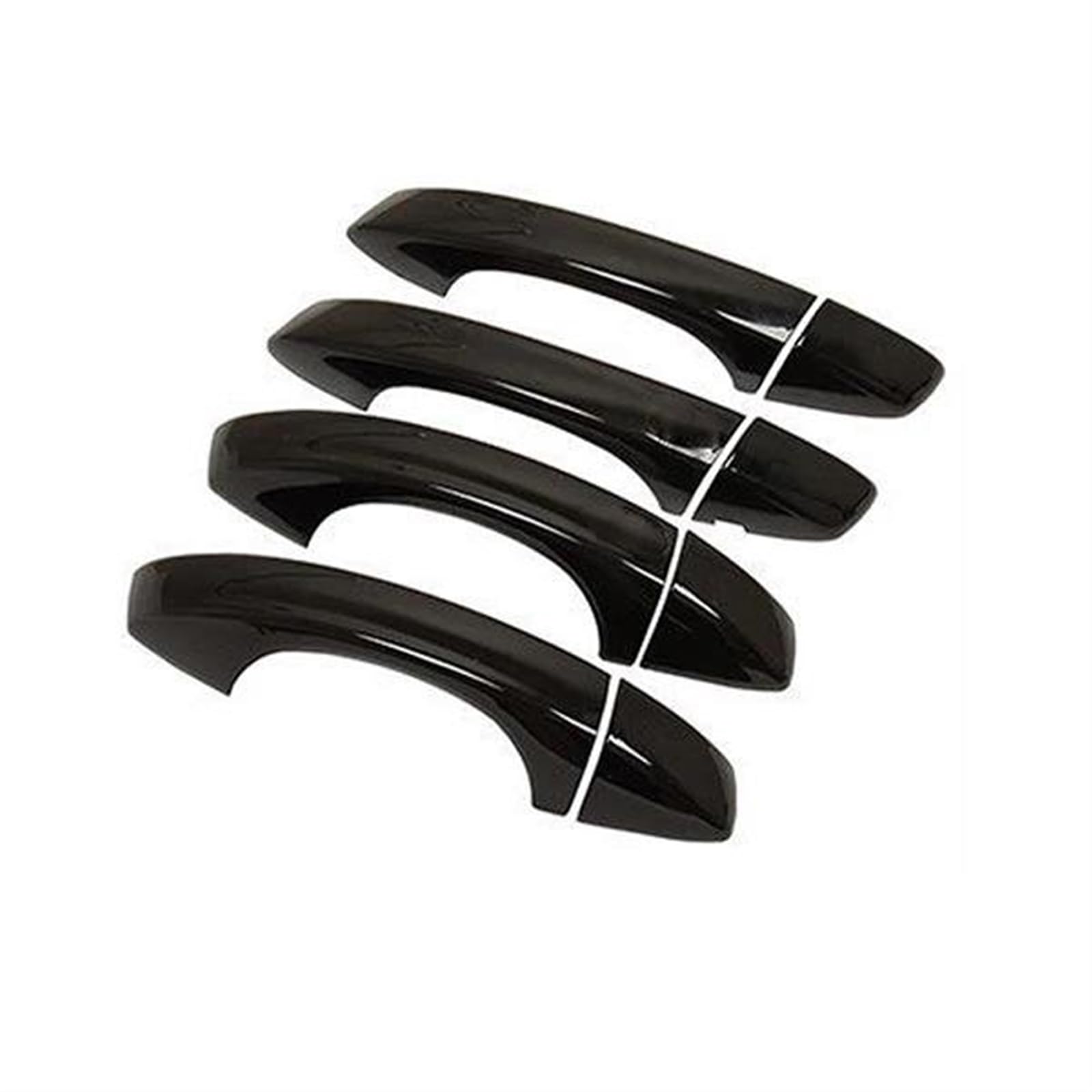 NOHEEU Car Exterior Door Handle Cover Decorative Replacement Parts for SEAT for Ibiza MK5 6F KJ1 2017-2022(Style 2)
