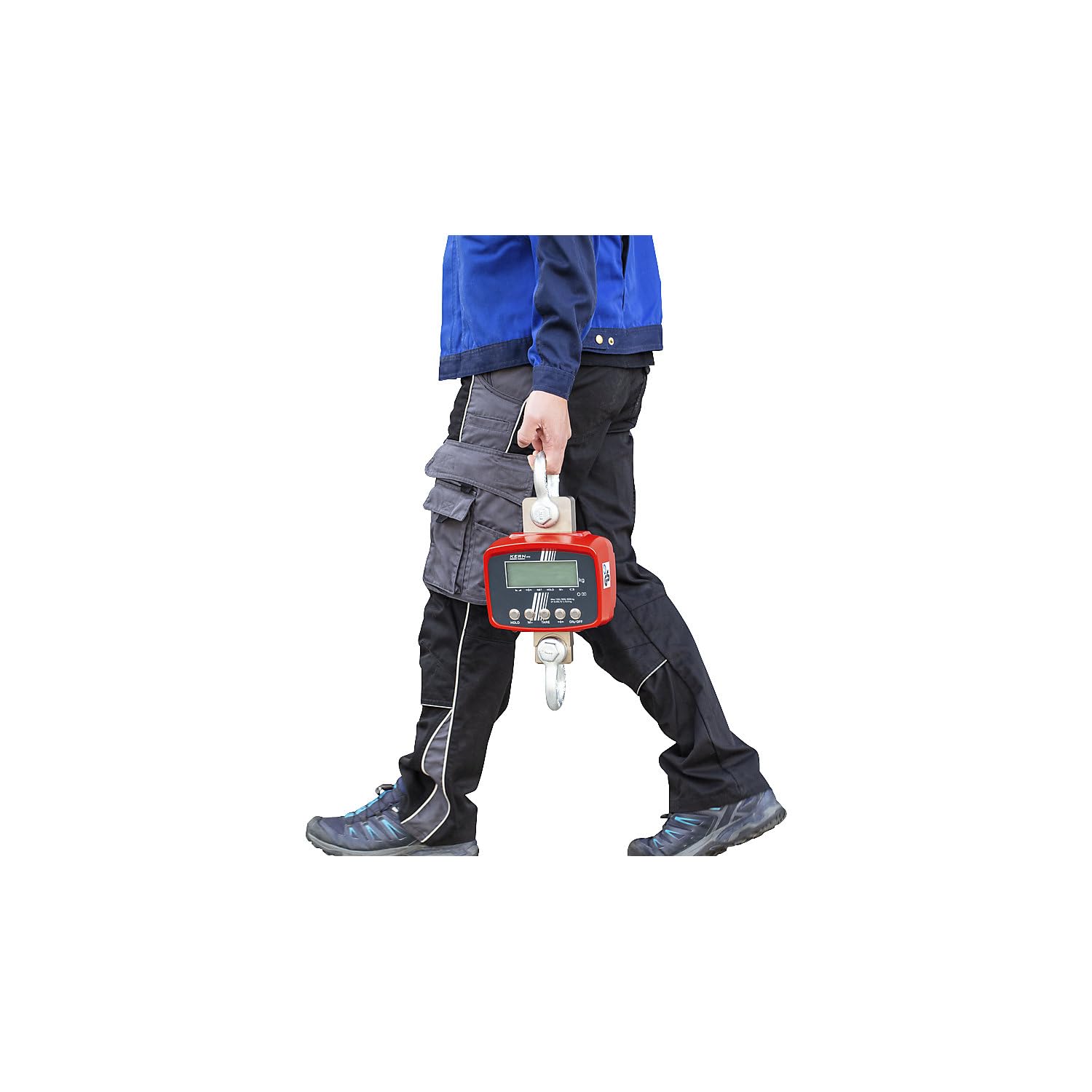 KERN HFD 10T-3 HFD Robuste Hochauflösende Kranwaage bis 12 Tonnen, Messbereich 3000/6000/12000kg, Ablesbarkeit 1000/2000/5000g