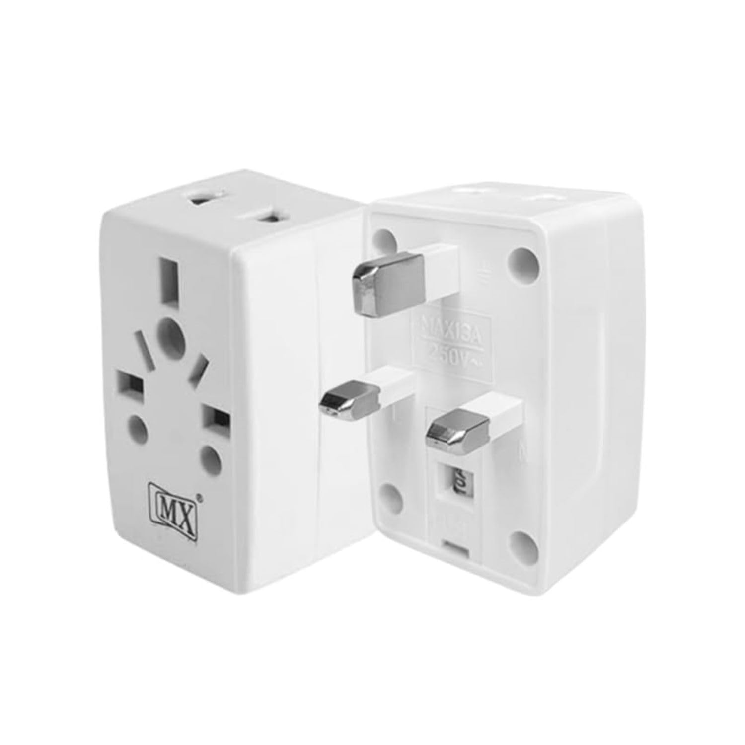 MX 3 pin - 2 pin Type-G Plug Adapter | 13 amp Adaptor (Fast Charging) – UK Converter, Conversion Plug for Hong Kong, UAE, Dubai, Singapore England Universal Travel Adapter Power Plug-picture-19