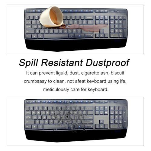 Protector de Teclado de Silicona para Logitech MK345 miniatura 5