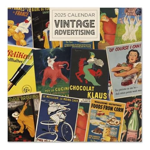 Grupo Erik Vintage Advertising Wall Calendar 2025 Cover