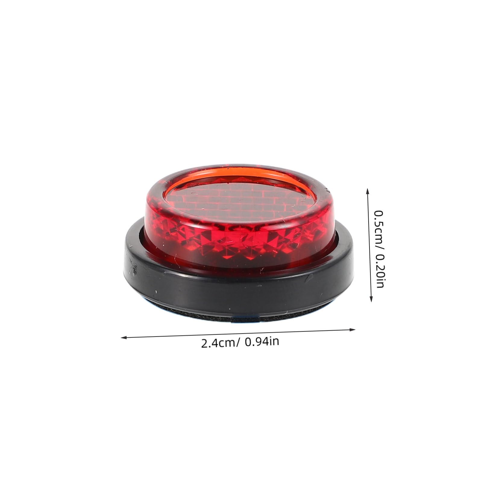 SUPVOX 4pcs Rear Bike Reflectors Motorcycle Modification Parts for Safety Riding Reflectors for Bike