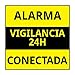 Pegatina Alarma CONECTADA Varios Modelos DISUASORIOS Carteles VIGILANCIA Disuasorio Exterior Facil Instalar Evita robos Alarmas Sin Cuotas Hogar Casas Finca Pisos vacios Anti okupas… (1 Cartel rígido)