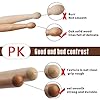 5A Drumsticks, AIEX 3 Pair Drum Sticks Classic Maple Wood Drumsticks Wood Tip Drumstick for Students and Adults (with Waterproof Bag) #1