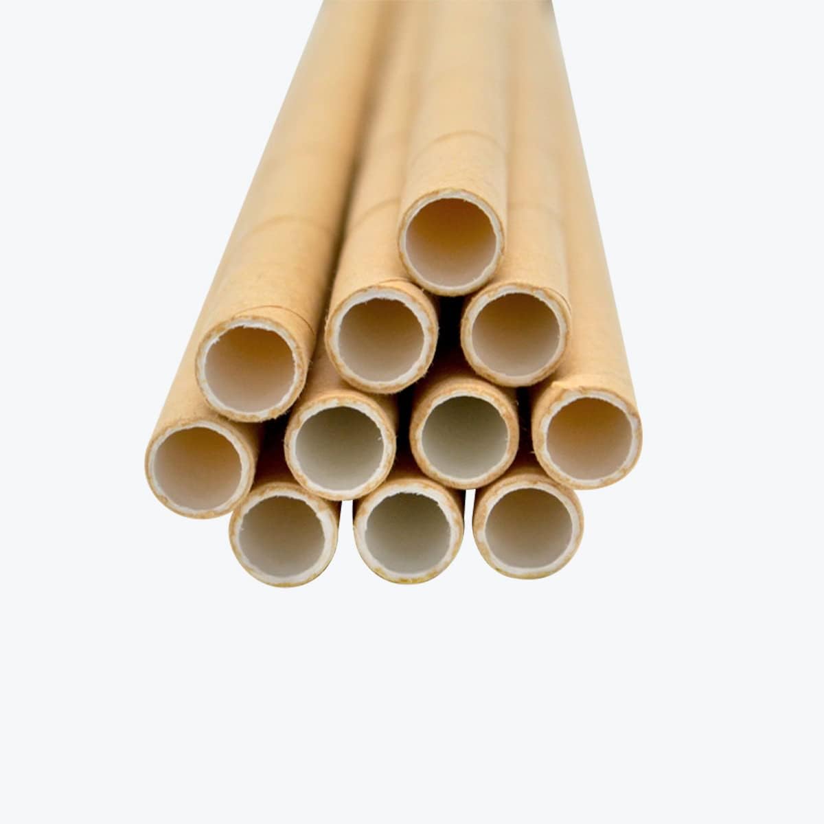 Individually Wrapped 8" No-Sog Straws | Heavy Duty,100% Biodegradable,Plastic Free|Made of Plant-Based Sugarcane Fibers|Drinking Straws|Pack of 5000