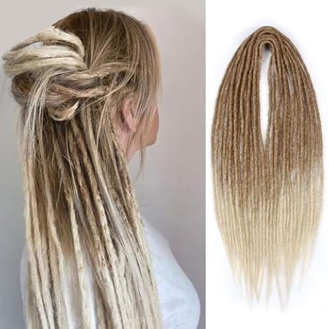 Sangtok 15pcs Double Ended Dreadlock Extensions Cover