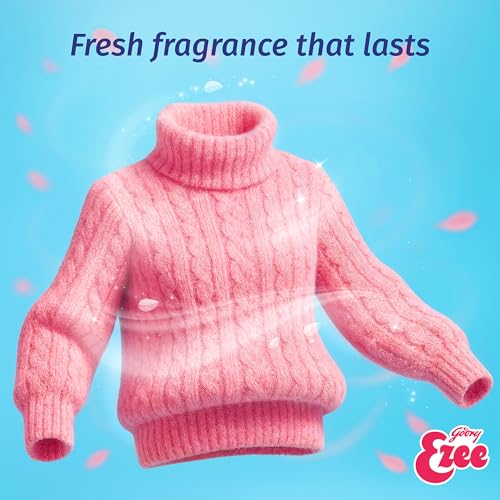 Image of Godrej Ezee Liquid Detergent for Semi-automatic and Top Load Washing - 3.2 kgs Pouch, for Winter Wear | Added Conditioner | No Soda Formula