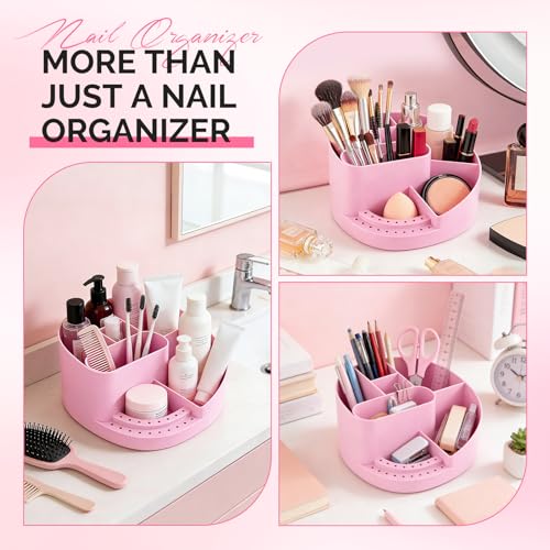 Kit inalámbrico básico de taladro para uñas y organizador miniatura 6