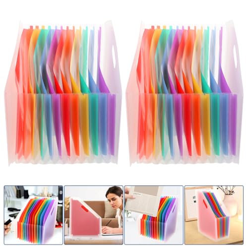 Classeur accordéon A4 extensible de haute résistance pour archivage soigné de documents - 5