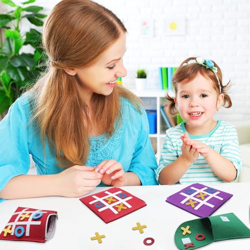 Tic Tac Toe Juego de Mesa Mini 48 Piezas miniatura 7