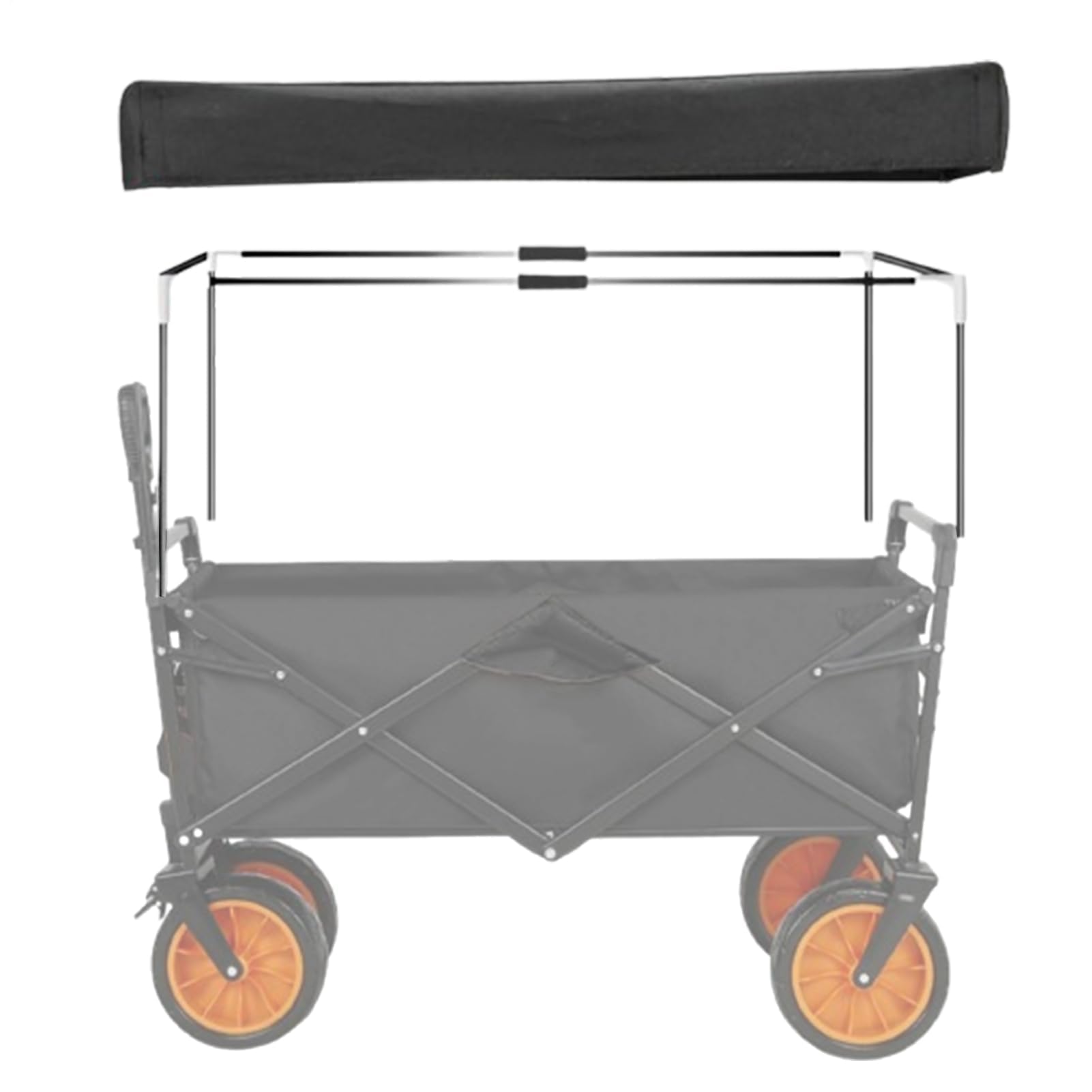 Funda impermeable para carrito de la compra, protección al aire libre para camping, senderismo y uso en el jardín, protector impermeable para carrito de compras para mascotas y compras bajo la lluvia