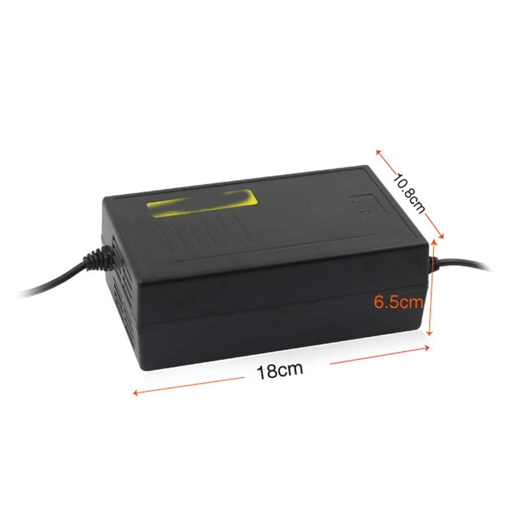 Cargador de Scooter eléctrico, Adaptador de batería de Plomo 72V 20AH, protección de Control de Temperatura de Apagado Inteligente, Ventilador de bajo Ruido Que Ahorra energía, 2