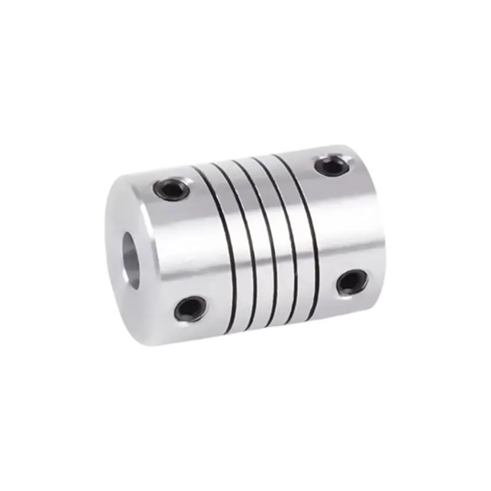 1 pz D16L20 Giunto di serraggio elastico in lega di alluminio for encoder motore Foro 3/4/5/6 mm(5-5)