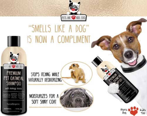 Pet Oatmeal Anti-Itch Shampoo & Conditioner in One! Smelly Puppy Dog & Cat Wash! Relief for Allergies, Itchy, Dry… - Image 4