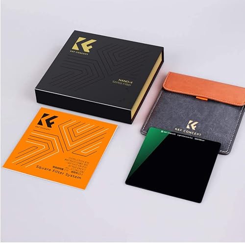 Miniatura 8 de K&F Concept 3.937 x 3.937 in ND1000 (10 Stop) Filtro cuadrado Ultra Slim HD 28 Recubrimientos multicapa Densidad neutra Importación AGC Vidrio