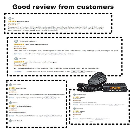AnyTone Smart 10 Meter Amateur Radio for truck, Small Size,AM PEP power over 16W - Thumbnail 7