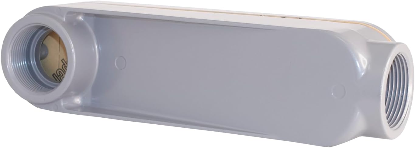 Sigma Engineered Solutions ProConnex 02-51129 Rigid Mogul Body 1-1/2-Inch Conduit Fitting, 1-Pack, Gray