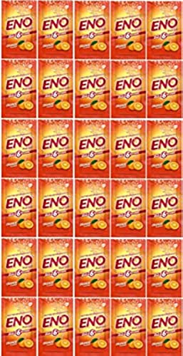 Eno Fruit Salt Orange Antacid Powder Baking Soda for Indigestion Heartburn Flatulence 30 Sachets 5 G Each 30 Sachets 5 g Each