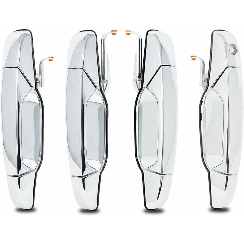 Amazon.com: MKEISXUR Door Handle Exterior Front Rear Left Right 4 