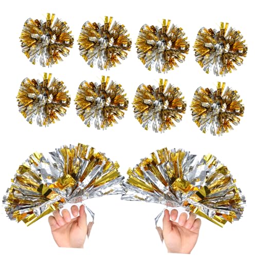 Pompons cheerleader avec anneaux confort anti-fatigue des mains