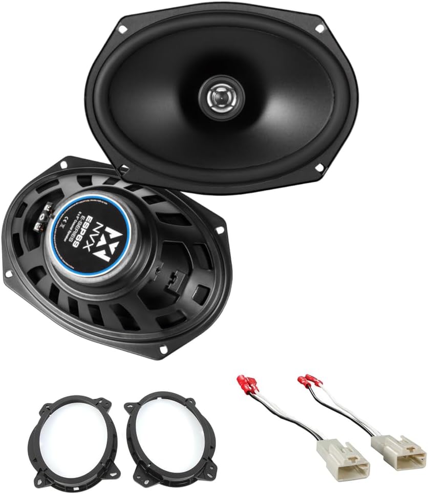 NVX E-Series 6x9 Front Speaker Upgrade Kit for Select 2016–2023 Toyota Tacoma
