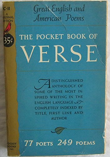 The Pocket Book Of Verse Cardinal Edition C-11 B01CJY2VFG Book Cover