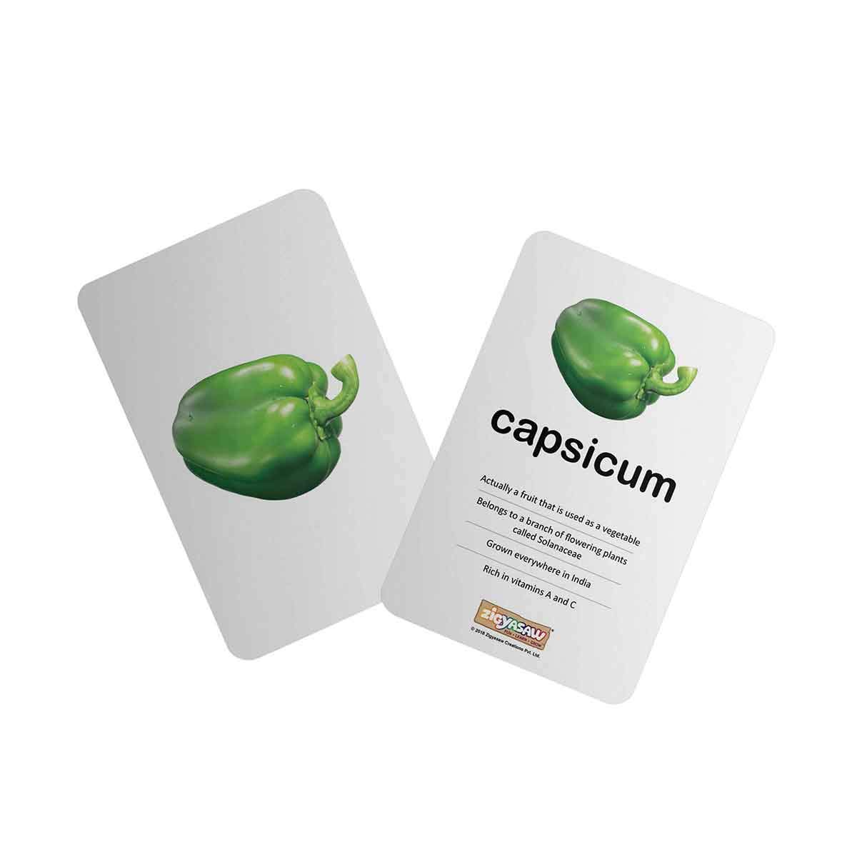 Zigyasaw Vegetables Flash Cards 1