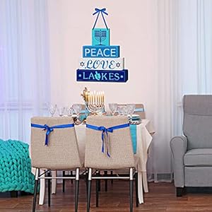 Jetec3pieceshappyhanukkahdoorsigndecorationsforhomewoodenbluechanukkahhangingrusticmenorahwalldecorindooroutdoorjewishhanukkahpartydecoration Urban Country Home Decor Jetec 3 pieces happy hanukkah door sign decorations for home wooden blue chanukkah hanging rustic menorah wall decor indoor outdoor jewish hanukkah party decoration urban country home decor