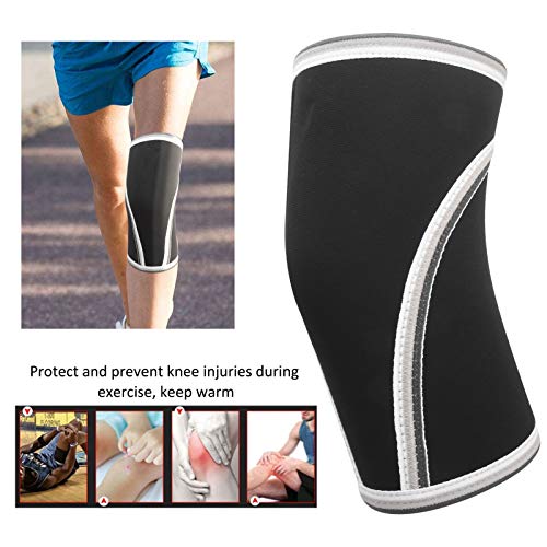 Joelheira manga de compressão, 1 PCS joelheira joelheira joelheira esportiva para levantamento de pe