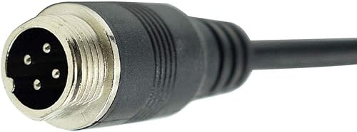 Miniatura 4 de PEN Cable de extensión de aviación de 4 pines para cámara de visión trasera CCTV, camión, remolque, autocaravana, autobús, autocaravana, monitor de