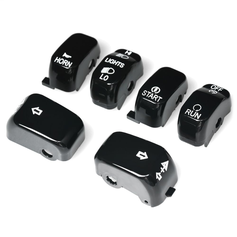 Amazon.com: Hand Control Black Engraved Switch Caps Kit fits for