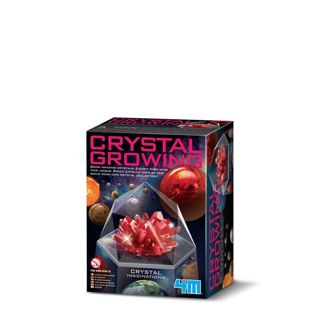 Crystal Imaginations Crystal Growing Kit Red, for Children ages 10+