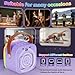 Mini Karaoke Machine for Kids, Girl Toys Gifts, Kids Karaoke Wireless Microphone for 4,5,6,7,8,9,10,11,12 Years Old Boys and Girls Christmas Party Gifts Toys (Purple)