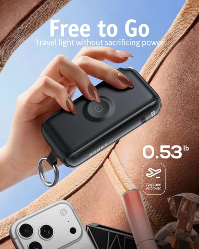 Image of RORRY Flow Portable Charger 10000mAh 40W Wall Plug Power Bank Battery Pack