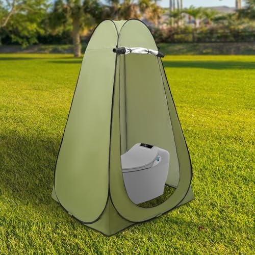 Tente De Douche Camping Portable Pliable Toilette Cabinet Changement Camping Vestiaire WC D'extérieur,Résistant à l'eau,pour Voyage, Pique Nique, Pêche – Image 6