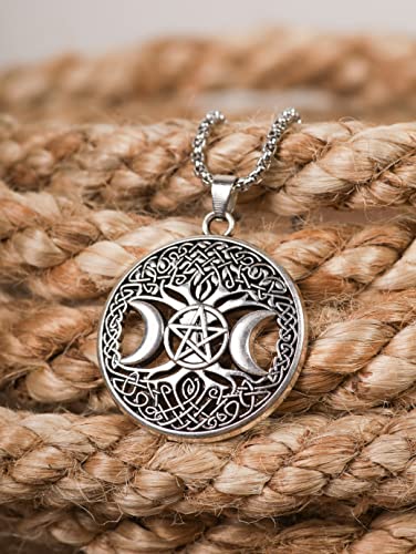 HAQUIL Viking Celtic Wiccan Tree of Life Pendant Necklace, Tree of Life Jewelry Gifts for Men and Women2