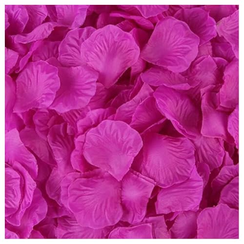 LKXHarleya 1000 pétalos de Rosa Artificiales para una Boda romántica, Color Morado